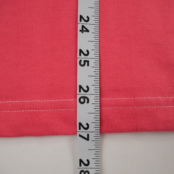 Quacker Factory Shorts Shirt SET Womens Medium Coral Embroidered 100% Cotton - Picture 13 of 16